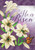 He Is Risen Lilies Easter House Flag