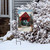 Snow Covered Bridge Christmas Garden Flag