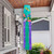 Briarwood Lane Dragonfly Garden Spring Windsock with floral scene and dragonflies in standard vibrant colors.