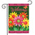 Briarwood Lane Welcome Daisies small printed garden flag with colorful flowers for springtime porch display.