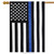 Thin Blue Line Police Embroidered House Flag