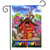 Briarwood Lane spring nuthouse squirrels garden flag with colorful, cheery design for porch or yard display.