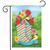 Boots and Blooms Spring Garden Flag