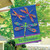 Colorful Dragonflies Summer House Flag