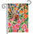 Wagon Wheel Floral Spring Garden Flag