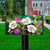 Briarwood Lane Butterflies And Poppies Spring Mailbox Cover with colorful, cheery, printed, small, decorative flowers.
