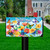 Briarwood Lane Fluttering Butterflies Mailbox Cover, colorful, printed, decorative seasonal display for spring, summer porch.
