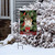 Briarwood Lane small printed garden flag with cardinals, festive Christmas winter scene, colorful holiday decor display.