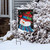 Snowman And Cardinals Christmas Garden Flag