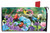 Briarwood Lane Feathered Friends Spring Mailbox Cover with colorful birds and flowers, cardinal, goldfinch, bluebird.