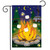 Briarwood Lane small printed garden flag with colorful campfire scene for spring summer rv camper decor.
