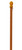 Briarwood Lane 57" pine wooden house flag pole with flag hardware, large decorative finial on top.
