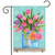 Fresh Cut Flowers Spring Garden Flag