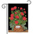 Briarwood Lane Welcome Geraniums small printed garden flag with colorful springtime flowers for porch or yard.