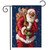 Black Santa Claus Christmas Garden Flag