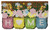 Home Sweet Home Mason Jars Floral Natural Fiber Coir Doormat