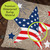 Briarwood Lane Patriotic Decorative Pillow, outdoor accent pillow with American star design for fourth of July.