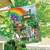 Briarwood Lane Lucky Pups St. Patrick's Day house flag with colorful dogs and shamrock design.