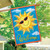 Briarwood Lane small printed Summer Sunshine House Flag with colorful cheery design for porch and yard display.