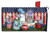 Briarwood Lane American Picnic Rustic Large Mailbox Cover with patriotic stars and stripes design.
