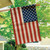 Briarwood Lane tea-stained American Flag House Flag with stars and stripes in red, white, and blue.