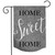 Briarwood Lane Home Sweet Home burlap garden flag, double-sided, small yard banner for spring.