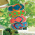 Briarwood Lane summer house flag with colorful flip-flops, polka dots, sunshine, and watermelon designs.
