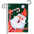 Candy Cane Santa Holiday Garden Flag