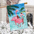 Christmas Flamingos Nautical House Flag