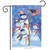 Patriotic Snowmen Winter Garden Flag