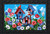 Briarwood Lane American Birdhouses Summer Doormat with patriotic birds and flowers, red white and blue.