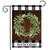 Farmhouse Wreath Welcome Garden Flag