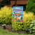 Briarwood Lane 5 O'clock Parrot Summer Garden Flag with tropical beach and margarita humor design.