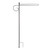 Briarwood Lane 3 Piece Black Wrought Iron Wrap-Around House Flag Stand with decorative hardware.