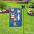 Briarwood Lane wrought iron butterfly garden flag stand holder with garden flag featuring jar designs.