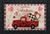 Briarwood Lane Valentine's Love Pickup Primitive Doormat with red pickup truck and patterned hearts design.