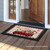 Briarwood Lane Valentine's Love Pickup Primitive Doormat with red pickup and patterned hearts indoor outdoor.