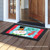 Santa Stop Here Holiday Doormat