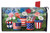 Briarwood Lane America In Bloom Mailbox Cover with patriotic flowers in American flag pots.