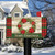 Poinsettia Wreath Christmas Mailbox Cover