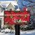 Holiday Poinsettia Christmas Mailbox Cover