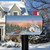One Horse Open Sleigh Christmas Magnetic Mailbox Cover