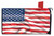 American Flag Waving Magnetic Mailbox Cover