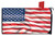 Briarwood Lane standard American Flag Waving Magnetic Mailbox Cover for 4th of July patriotic decor.