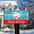 Happy Holidays Owl Primitive Magnetic Mailbox Cover