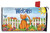 Welcome Cat Spring Magnetic Mailbox Cover