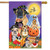 Trick or Treat Dogs Halloween House Flag