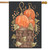 Pumpkin Trio Autumn House Flag