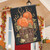 Pumpkin Trio Autumn House Flag