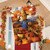 Autumn Scarecrow Harvest House Flag